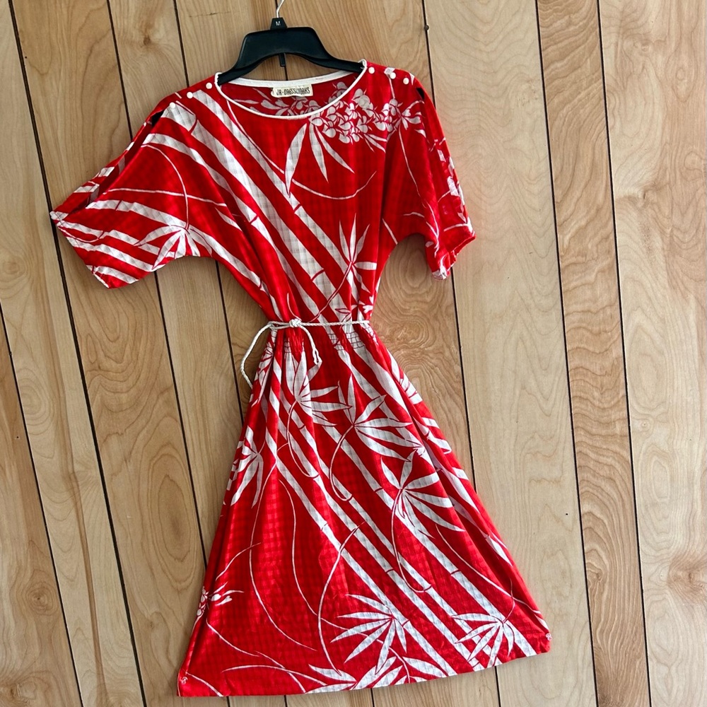 JR Dressworks Red and White Floral Dress